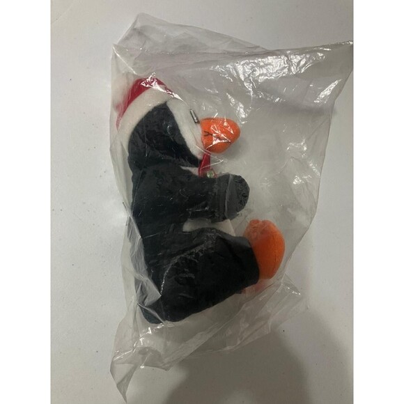 Coca-Cola 1997 Penguin Bean Bag Plush Stuffed Animal 7” with Coke Bottle NWT - Picture 5 of 6